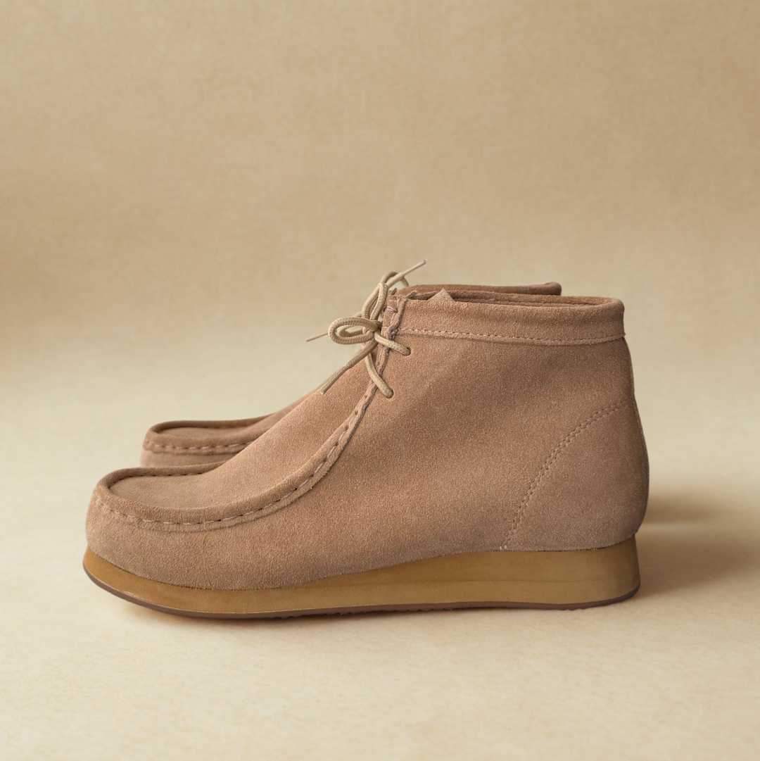 GAROTAS DE CUERO RENÉ BEIGE