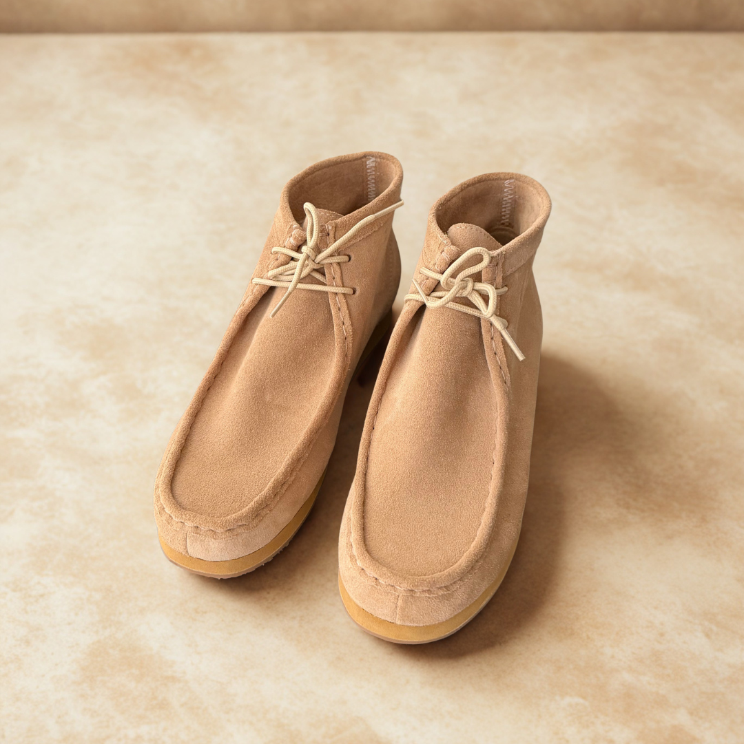 GAROTAS DE CUERO RENÉ BEIGE