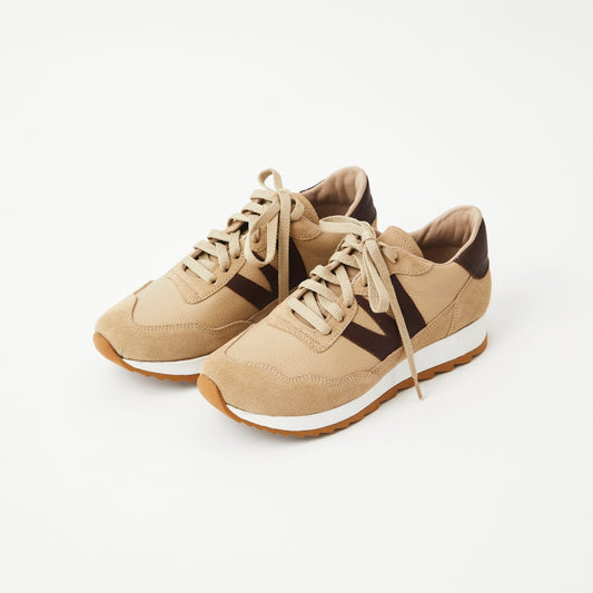 Zapatillas Zambia en cuero - Beige
