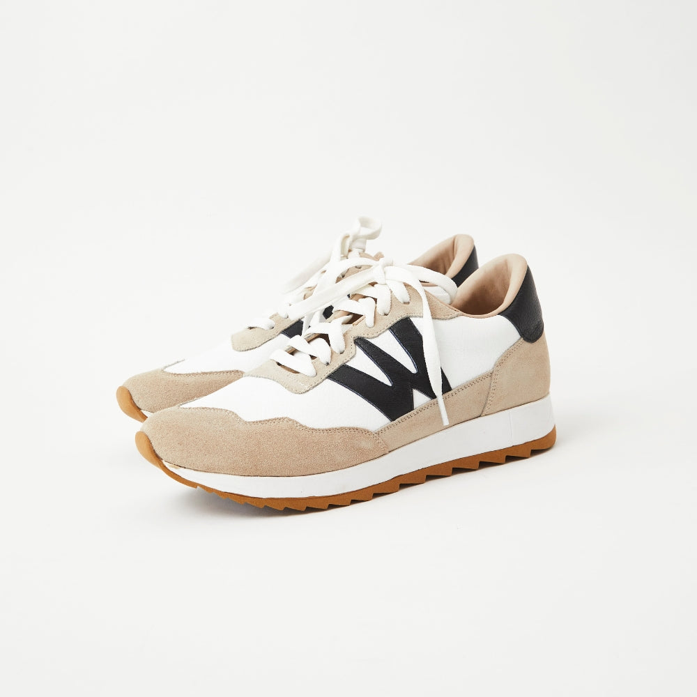 Zapatillas Zambia en cuero - Blanco