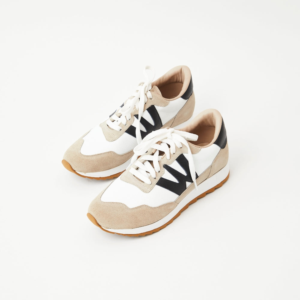 Zapatillas Zambia en cuero - Blanco