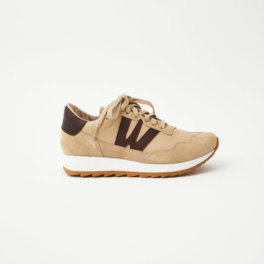 Zapatillas Zambia en cuero - Beige