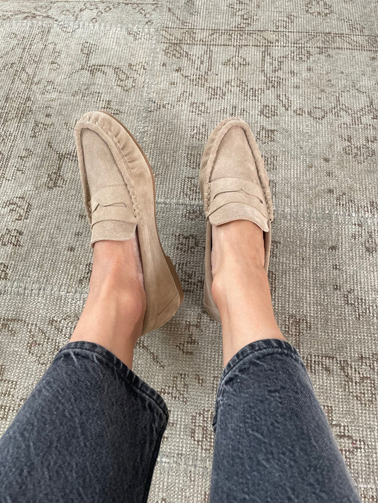 MOCASINES MILÁN BEIGE