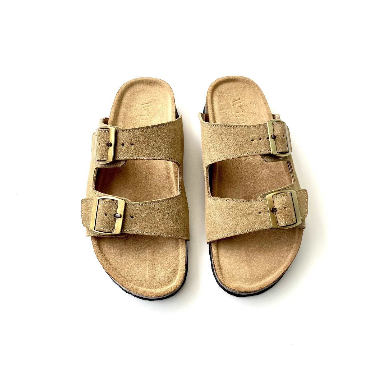 Sandalias Honey en cuero - olive green