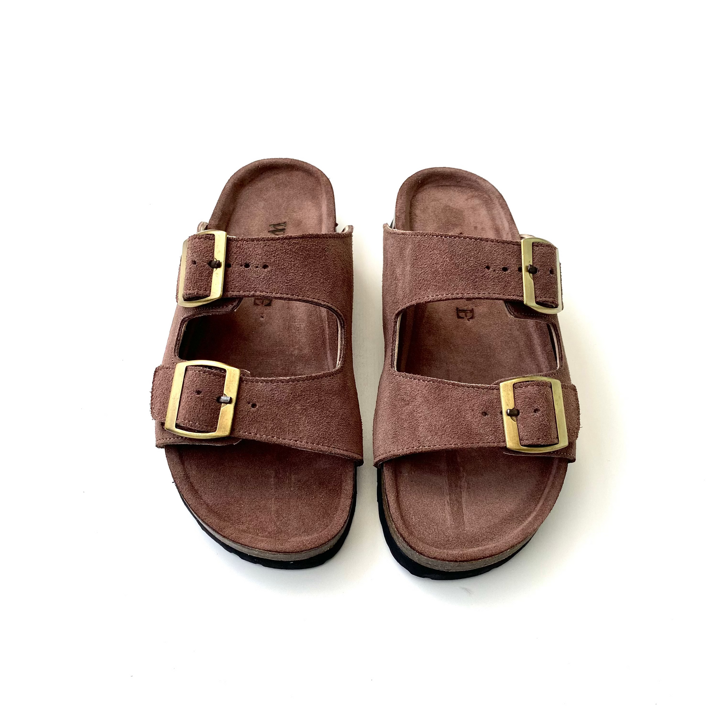 Sandalias Honey en cuero - habano