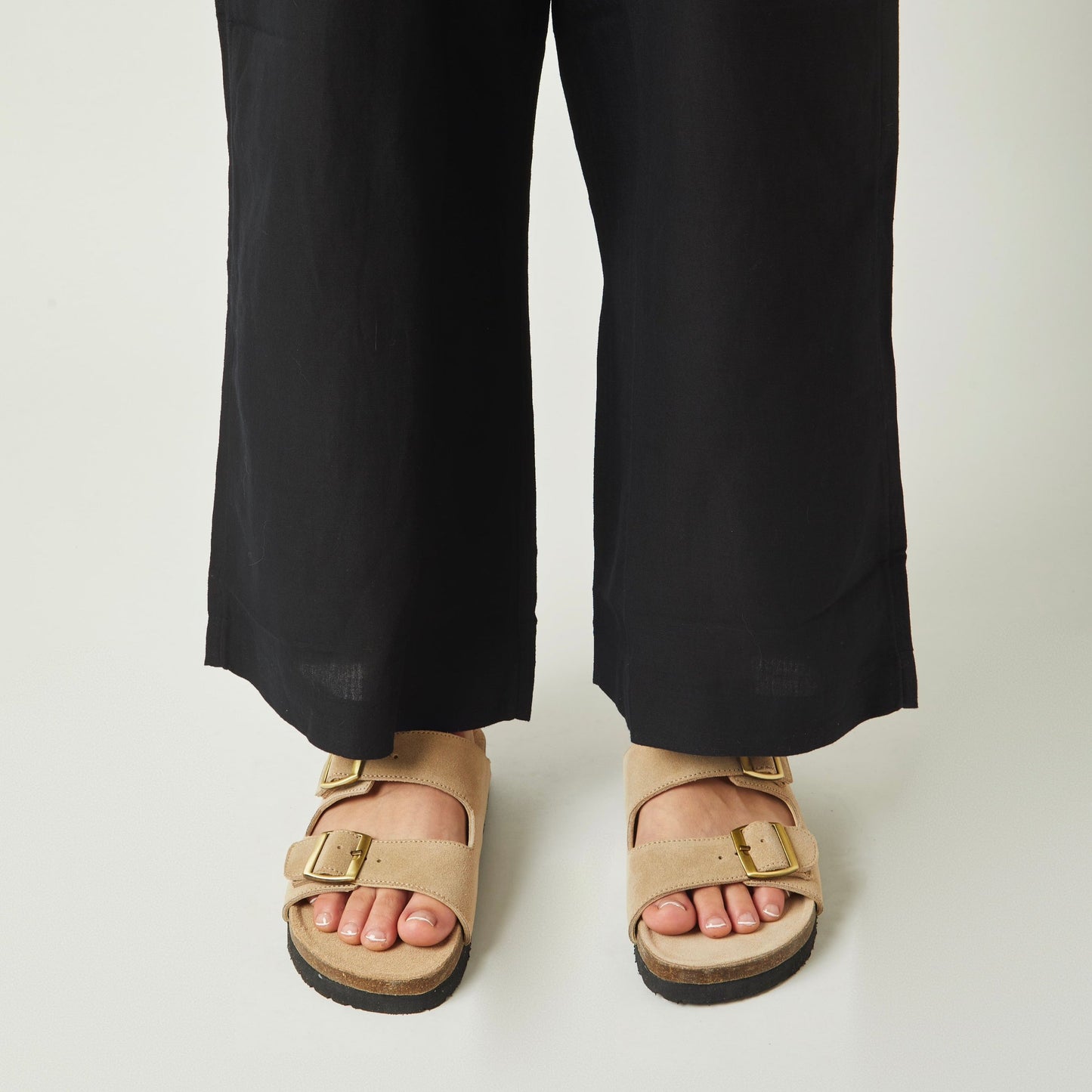 Sandalias Honey en cuero - beige