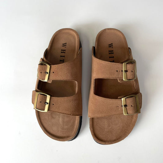 Sandalias Honey en cuero - mocca